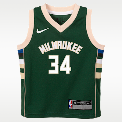 Giannis Antetokounmpo Milwaukee Bucks Icon Edition Little Kids